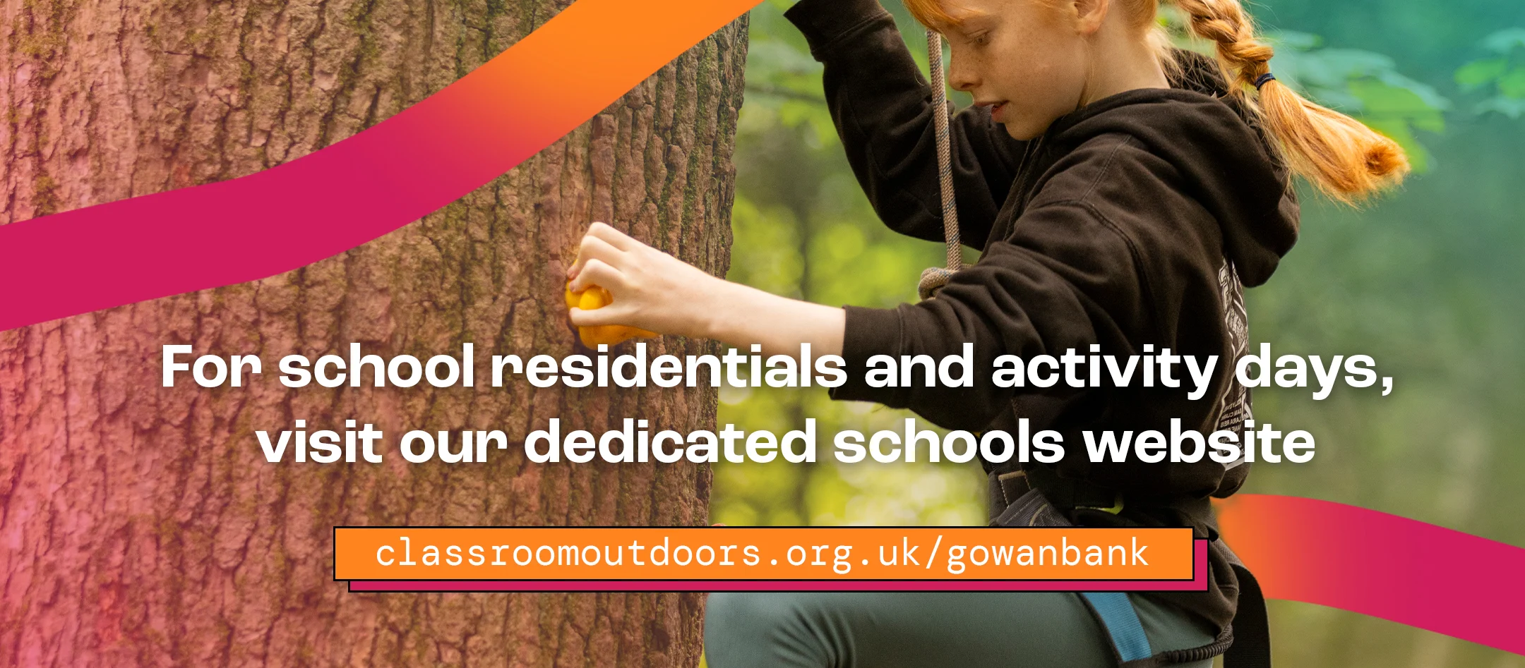 For school residentials and activity days, visit our dedicated schools website